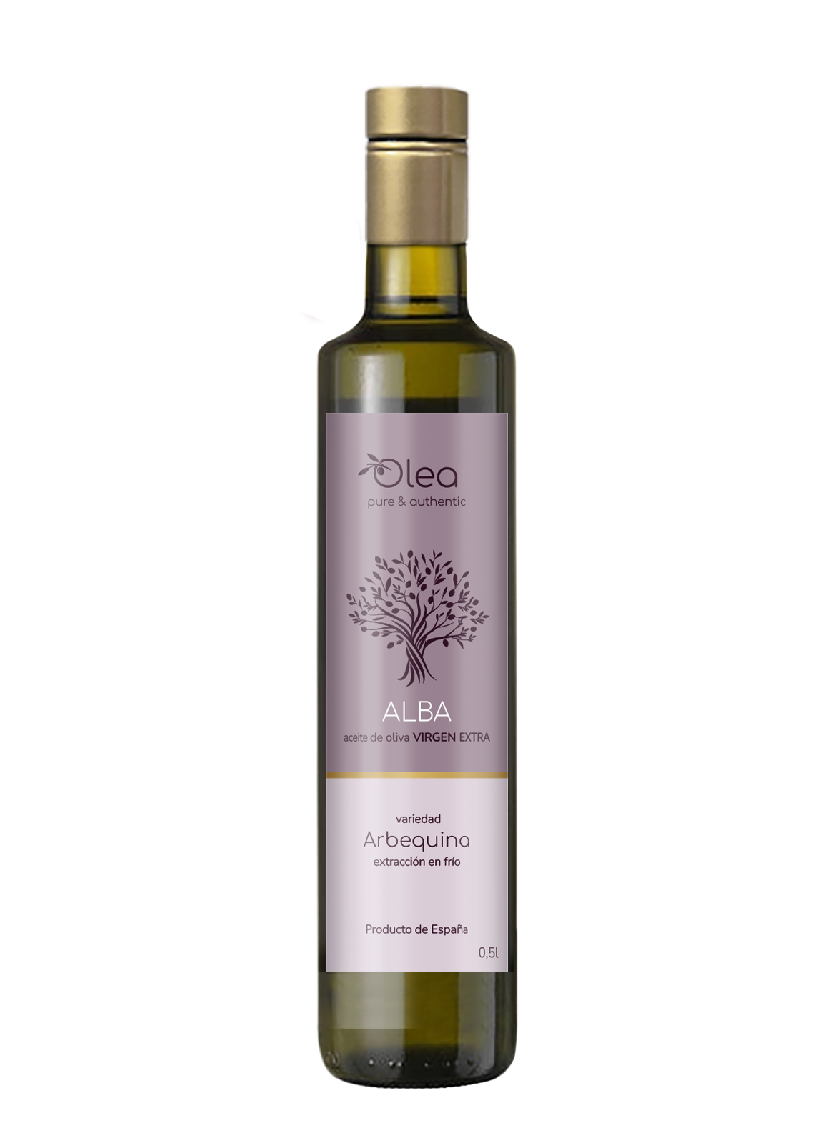 Arbequina extra vierge olijfolie Alba uit Castilla-La Mancha, Spanje 500ml