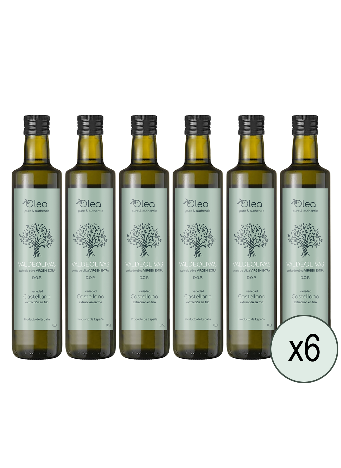 Valdeolivas olijfolie | extra vierge 6 FLESSEN